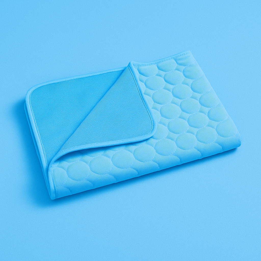 Dog Cooling Mat Cooling Pad For Pets Chilly Pad For Kennels, Crates, Cars, Indoor & Outdoor Ice Silk Mat Cooling Blanket Cushion Non-Toxic Breathable Sleep Bed Beach