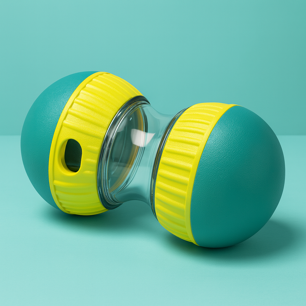 Interactive Adjustable Dog Treat Dispenser Toy for Smart Puppies