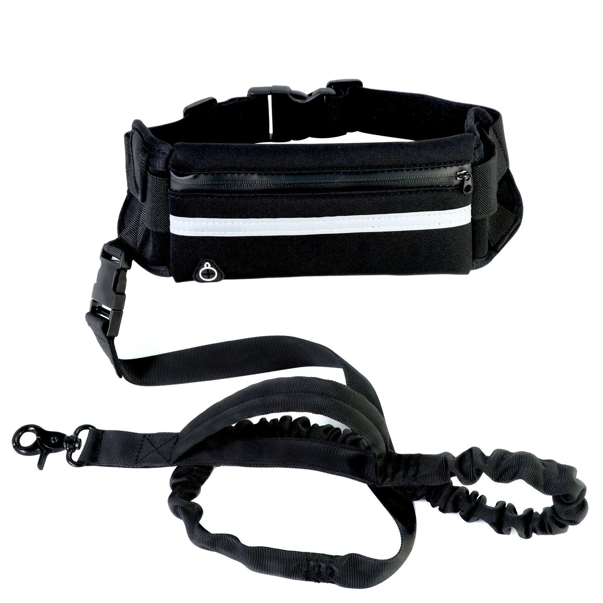 Hands Free Dog Leash and Training Belt - Phone Pocket And Water Bottle Holder